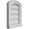 Ekena Millwork Arch Top Surface Mount PVC Gable Vent: Functional, w/ 2"W x 2"P Brickmould Sill Frame, 12"W x 16"H GVPAR12X1603SF - alternate 2